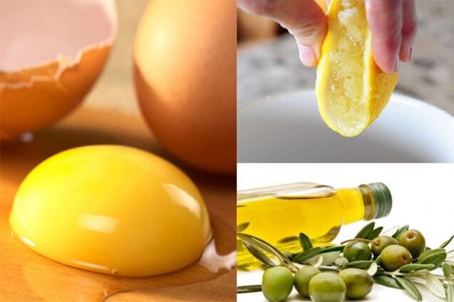 A tojássárgája, olívaolaj és citromlé maszkja kiegyenlíti az arcszínt